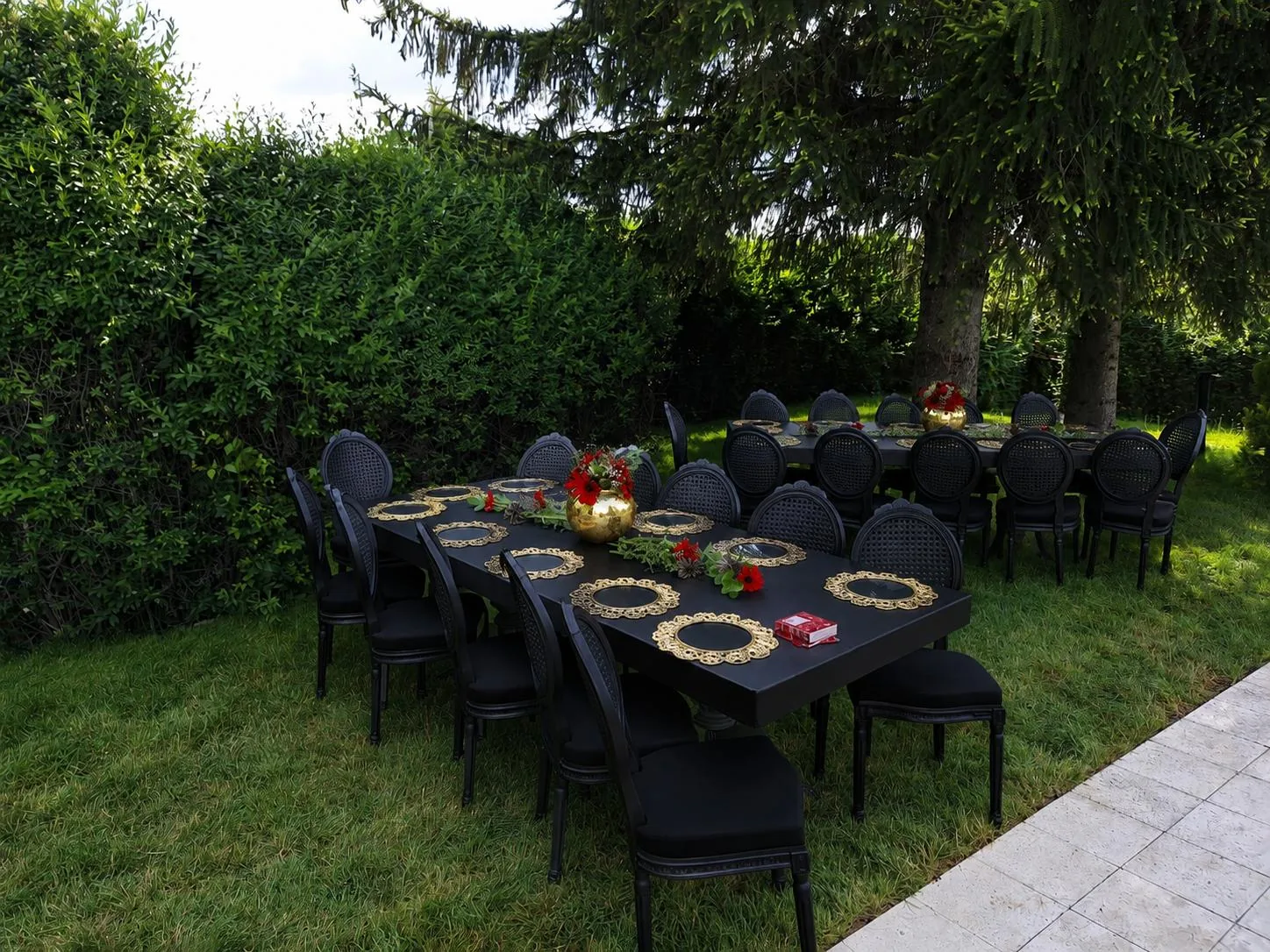 Siyah Hazeran Sandalye Ankara ekipman kiralama fotoğrafı